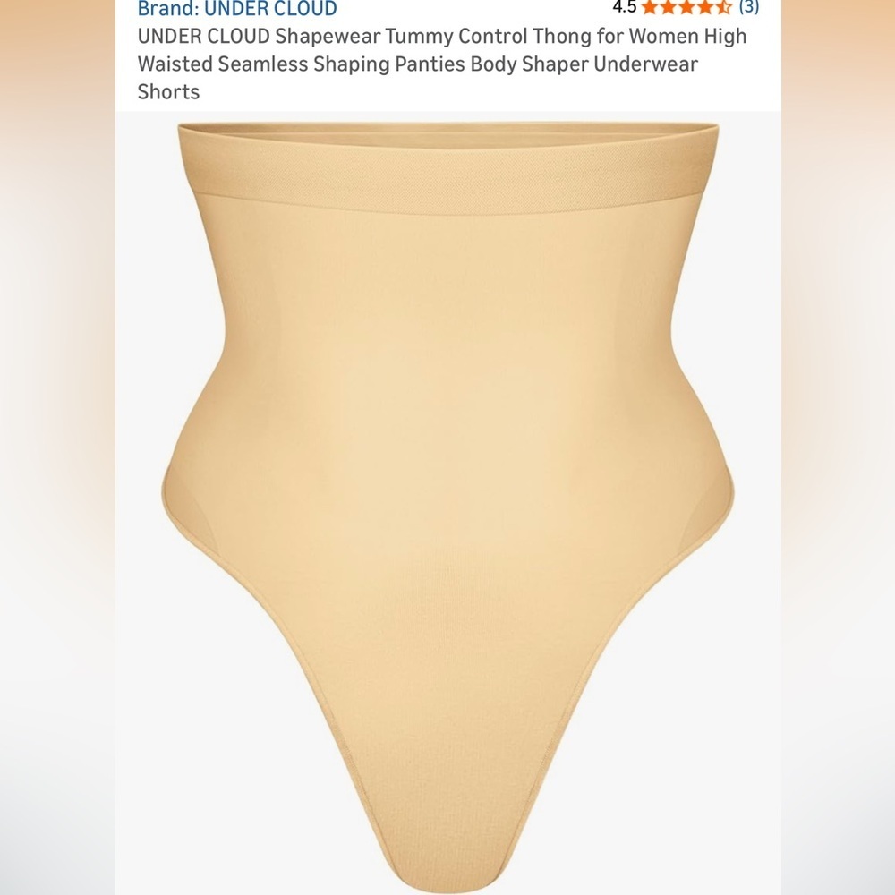 2 pairs High-Waist Seamless thong shape wear size large - Picture 2 of 5